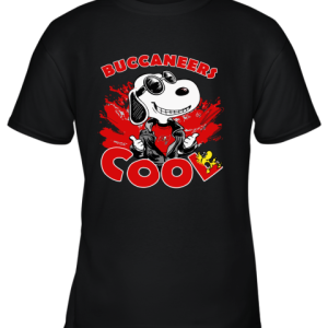 Tampa Bay Buccaneers Snoopy Joe Cool We’re Awesome Youth T-Shirt –