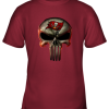 Tampa Bay Buccaneers The Punisher Mashup Football Shirts Youth T-Shirt –