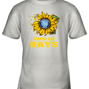 Tampa Bay Rays Sunflower Mlb Baseball Youth T-Shirt –
