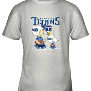 Tennessee Titans Let’s Play Football Together Snoopy NFL Youth T-Shirt –