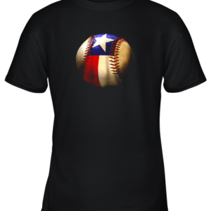 Texas Flag Baseball Youth T-Shirt –
