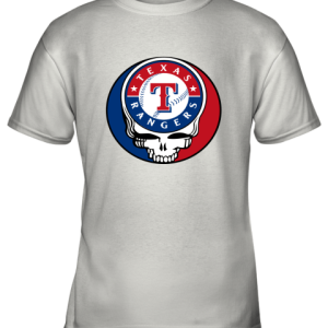 Texas Rangers The Grateful Dead Baseball MLB Mashup Youth T-Shirt –