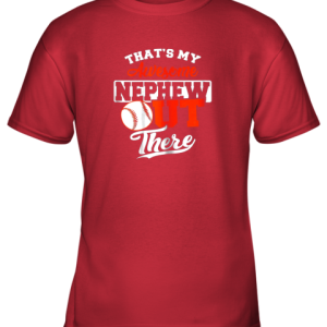 That’s My Awesome Grandson Out There Baseball Youth T-Shirt –