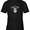 That’s My Boy #21 Baseball Number 21 Jersey Baseball Mom Dad Youth T-Shirt –