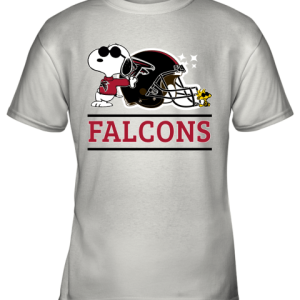 The Atlanta Falcons Joe Cool And Woodstock Snoopy Mashup Youth T-Shirt –