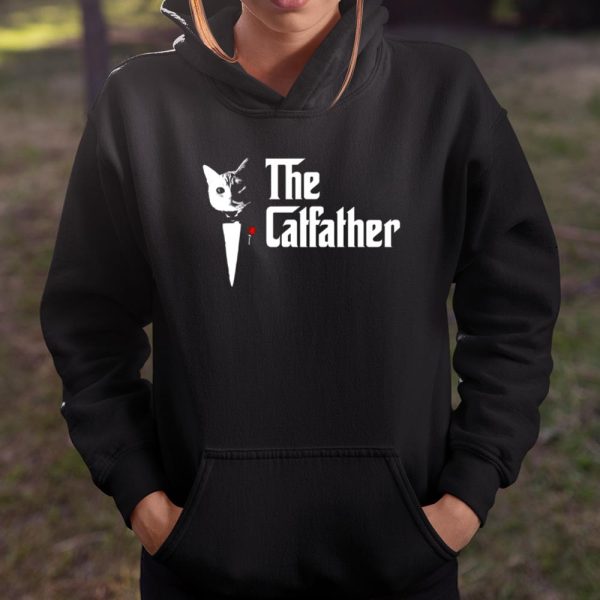 The CatFather T Shirt Father Of Cats T Shirt Funny Cat Dad T Shirt  Itees Global