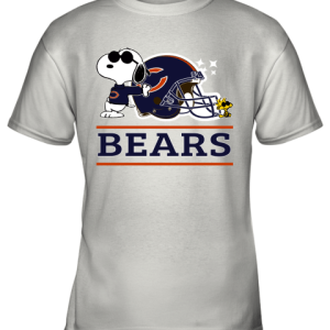 The Chicago Bears Joe Cool And Woodstock Snoopy Mashup Youth T-Shirt –