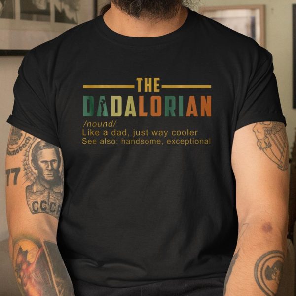 The Dadalorian Like A Dad Just Way Cooler Gift T Shirt  Itees Global