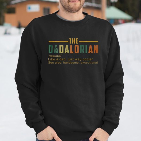 The Dadalorian Like A Dad Just Way Cooler Gift T Shirt  Itees Global