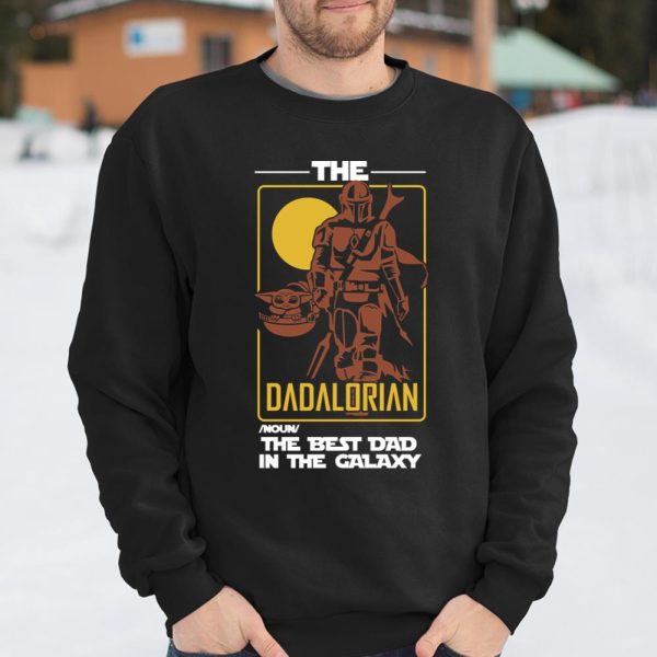 The Dadalorian The Best Dad In The Galaxy Funny Father’s Day Gift T Shirt  Itees Global