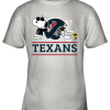 The Houston Texans Joe Cool And Woodstock Snoopy Mashup Youth T-Shirt –