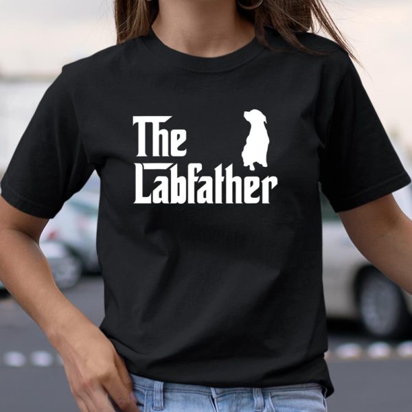 The Lab Father T Shirt Funny Labrador Dad Gift T Shirt  Itees Global