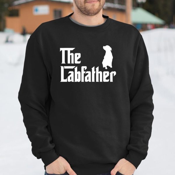 The Lab Father T Shirt Funny Labrador Dad Gift T Shirt  Itees Global