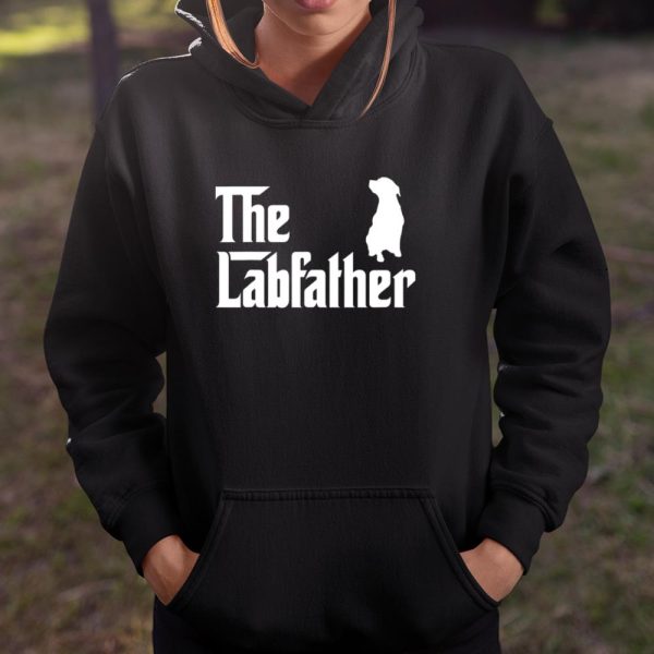 The Lab Father T Shirt Funny Labrador Dad Gift T Shirt  Itees Global