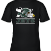 The New York Jets Joe Cool And Woodstock Snoopy Mashup Youth T-Shirt –