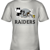 The OAKLAND RAIDER Joe Cool And Woodstock Snoopy Mashup Youth T-Shirt –