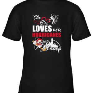 This Girl Love Her Carolina Hurricanes And Mickey Disney Youth T-Shirt –