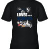 This Girl Love Her Columbus Blue Jackets And Mickey Disney Youth T-Shirt –