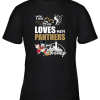 This Girl Love Her Florida Panthers And Mickey Disney Shirts Youth T-Shirt –