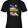 This Girl Love Her Nashvilla Predators And Mickey Disney Shirts Youth T-Shirt –