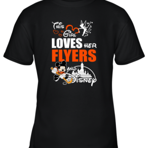 This Girl Love Her Philadelphia Flyers And Mickey Disney Youth T-Shirt –