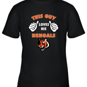 This Guy Loves His Cincinnati Bengals NFL Youth T-Shirt –