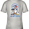 Toronto Blue Jays Mickey Donald And Goofy Baseball Youth T-Shirt –