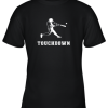 Touchdown Baseball Shirt Funny Sarcastic Novelty Youth T-Shirt –