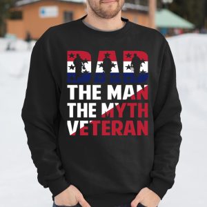 Veteran Shirt Dad the Man the myth Veteran T Shirt Itees Global 3