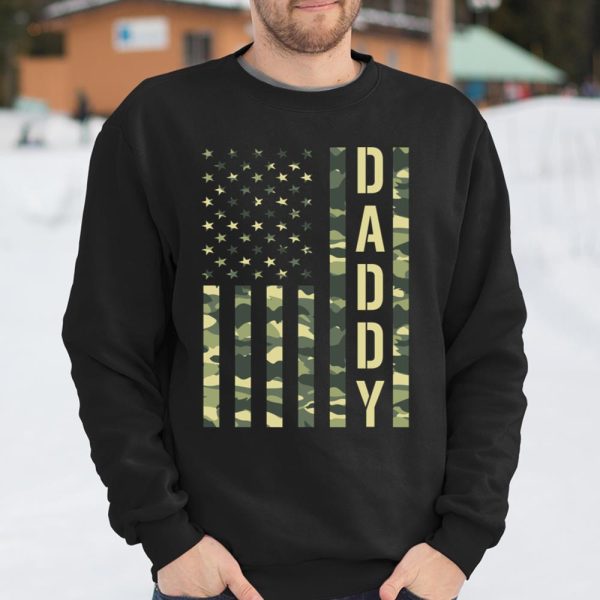 Veteran Shirt Proud Daddy Military Veteran Soldier Fathers day 2021 Flag T Shirt  Itees Global