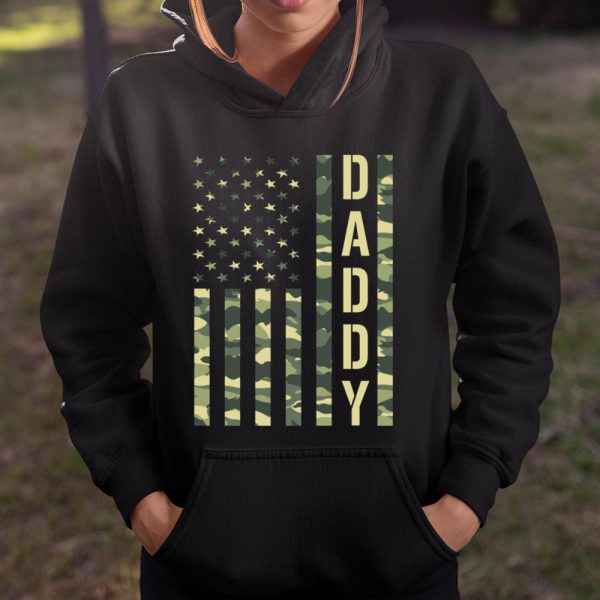 Veteran Shirt Proud Daddy Military Veteran Soldier Fathers day 2021 Flag T Shirt  Itees Global