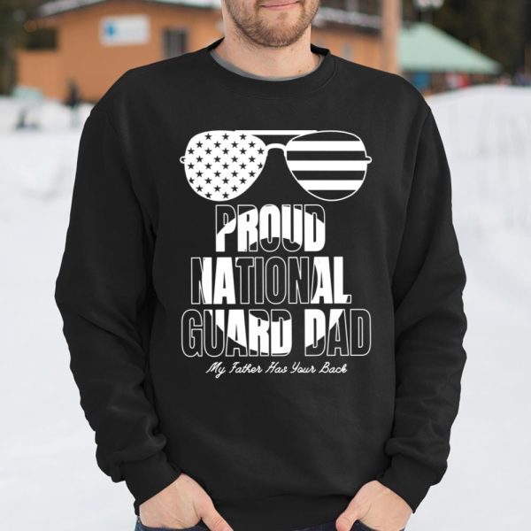 Veteran Shirt Proud National Guard Dad My Father Has Your Back T Shirt  Itees Global