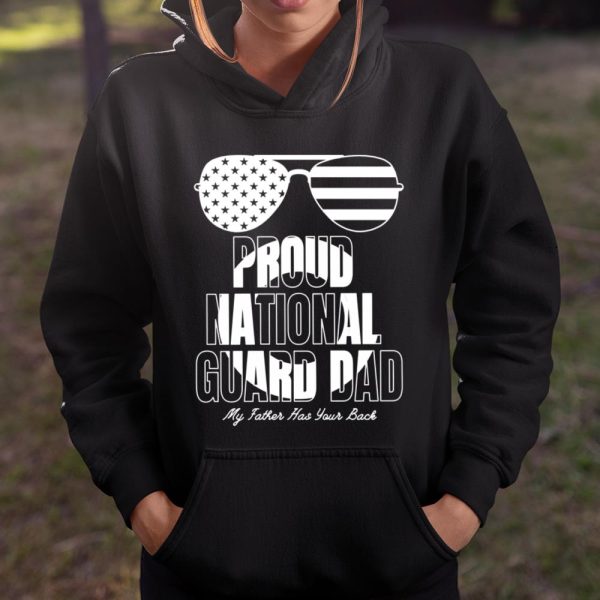 Veteran Shirt Proud National Guard Dad My Father Has Your Back T Shirt  Itees Global