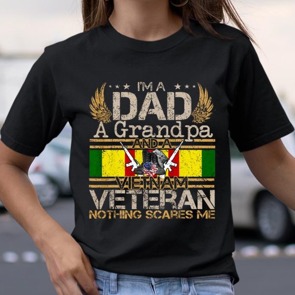 Vietnam War Veteran U S Army Retired Soldier Gift Mom Dad T Shirt  Itees Global