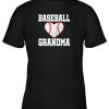 Vintage Baseball Grandma Funny Gift Youth T-Shirt –