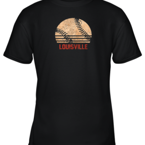 Vintage Baseball Louisville Shirt Cool Softball Gift Youth T-Shirt –