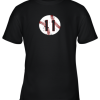Vintage Baseball Number 11 Shirt Cool Softball Mom Gift Youth T-Shirt –