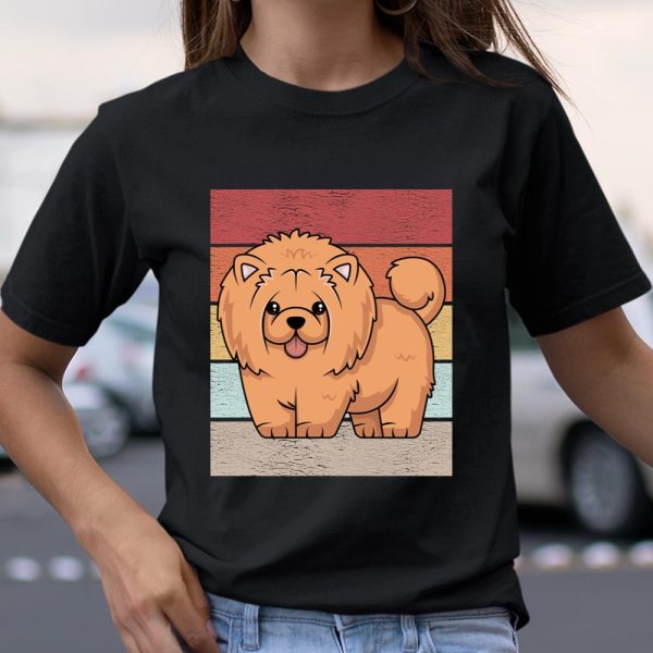 Vintage Chow Chow Dog Mom Retro Chow Chow Dog Dad T Shirt  Itees Global