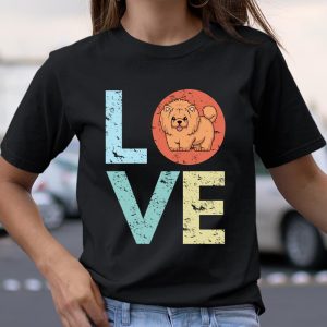 Vintage Chow Chow Kawaii Art Chow Chow Dog Mom Dog Dad T Shirt  Itees Global