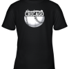 Vintage Downtown Chicago Shirt Baseball Retro Illinois State Youth T-Shirt –