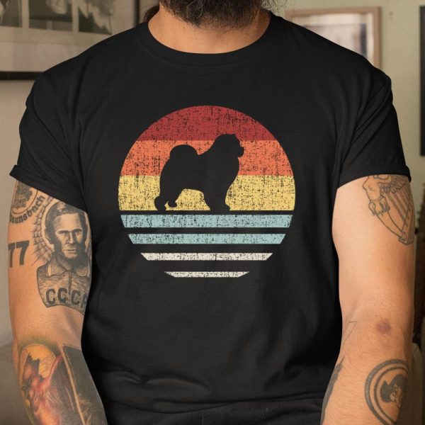 Vintage Retro Chow Chow Dog Mom Dad Cute Dog Lover Owner T Shirt  Itees Global