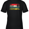 Vintage Retro Eat Sleep Baseball Repeat Funny Sport Player Youth T-Shirt –