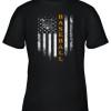 Vintage USA Baseball Distressed American Flag Patriotic Gift Youth T-Shirt –