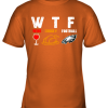 WTF Wine Turkey Football Phiadelphia Eagles Thanksgiving Youth T-Shirt –