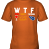 WTF Wine Turkey Football Tennessee Titans Thanksgiving Youth T-Shirt –