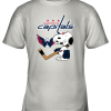 Washington Capitals Ice Hockey Broken Teeth Snoopy NHL Youth T-Shirt –