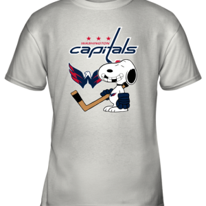 Washington Capitals Ice Hockey Broken Teeth Snoopy NHL Youth T-Shirt –