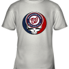 Washington Nationals The Grateful Dead Baseball MLB Mashup Youth T-Shirt –