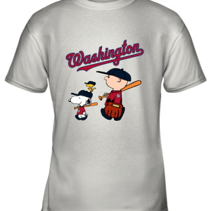 Washington Natonals Let’s Play Baseball Together Snoopy MLB Youth T-Shirt –