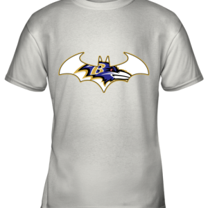 We Are The Baltimore Ravens Batman NFL Mashup Youth T-Shirt –